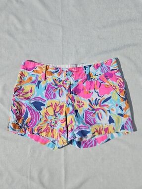 LILLY PULITZER 5" Callahan Mid Rise Shorts Women's Size 0